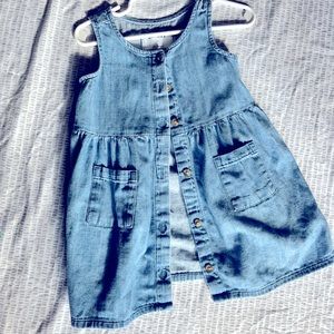 Toddler denim dress